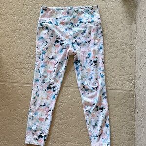 RBX Kids Multicolor Abstract Leggings